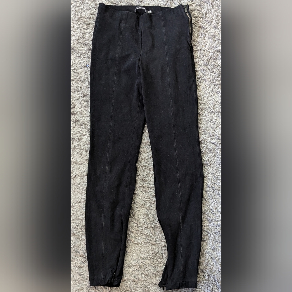 ZARA Trafaluc Collection Straight Pants w Zippers on bottoms of legs (S)